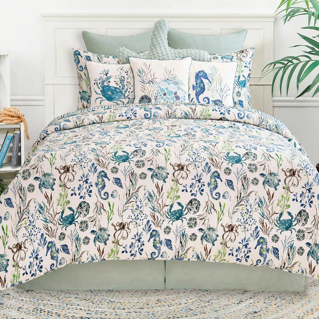 Sea Glass Euro Sham