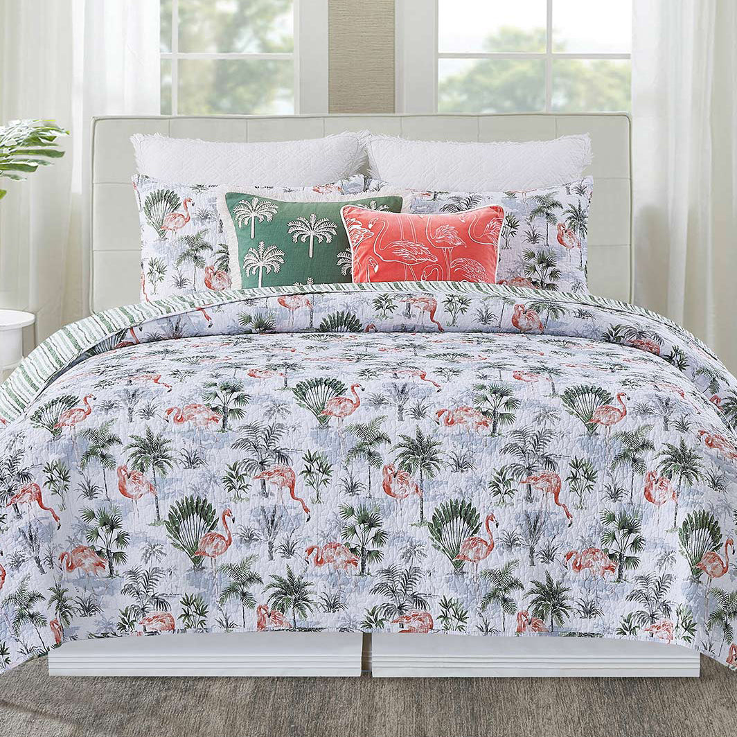 Flamingo Island Quilt Set - Twin