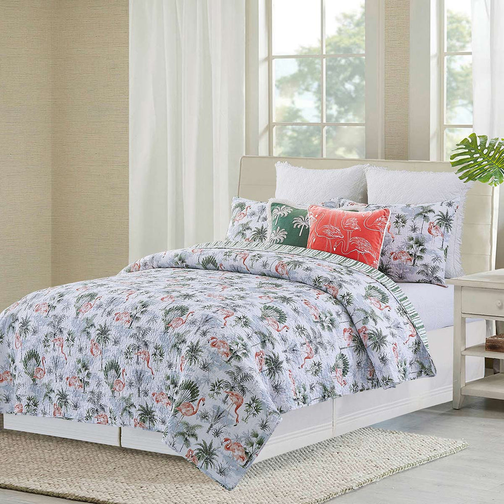 Flamingo Island Quilt Set - Twin