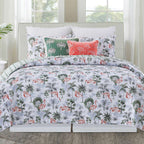 Flamingo Island Quilt Set - King
