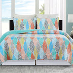 Coastal Colors Quilt Bed Set - Full/Queen