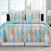 Coastal Colors Quilt Bed Set - King
