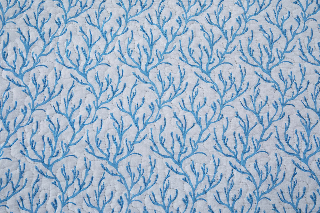 Seaside Azure Quilt Bed Set - Twin