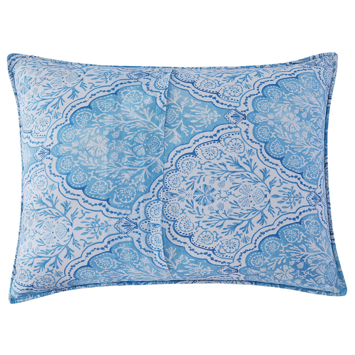 Seaside Azure Quilt Bed Set - Full/Queen