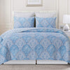 Seaside Azure Quilt Bed Set - King