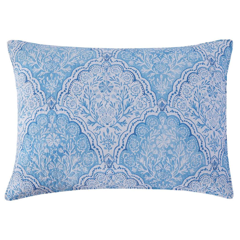 Seaside Azure Quilt Bed Set - King