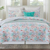 Coral Palette Quilt Set - King