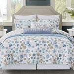 Shellscape Quilt Bed Set - Twin