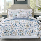 Shellscape Quilt Bed Set - Full/Queen