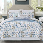 Shellscape Quilt Bed Set - Full/Queen