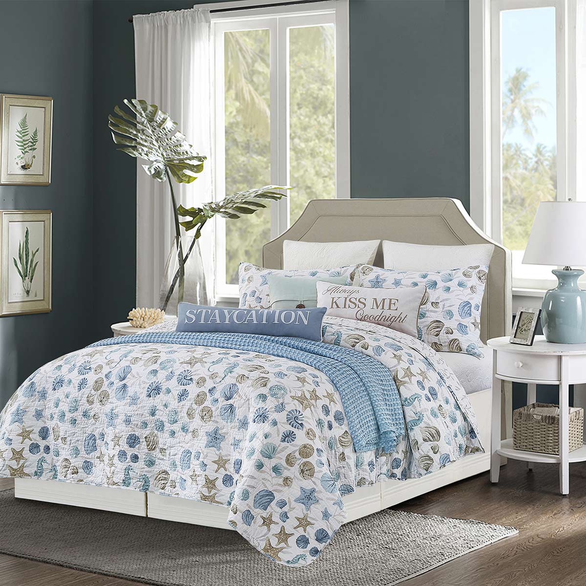 Shellscape Quilt Bed Set - King