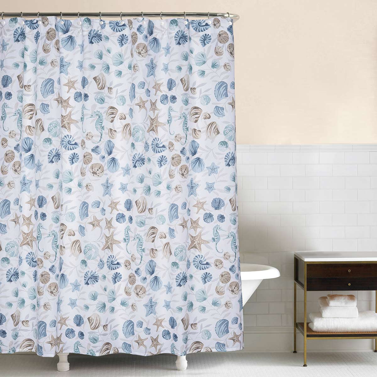 Shellscape Shower Curtain