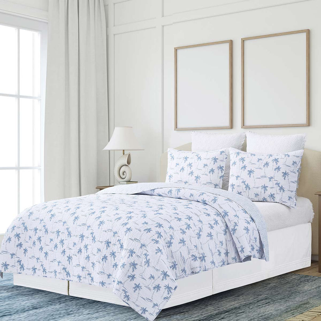 Palm Breeze Quilt Set - Twin