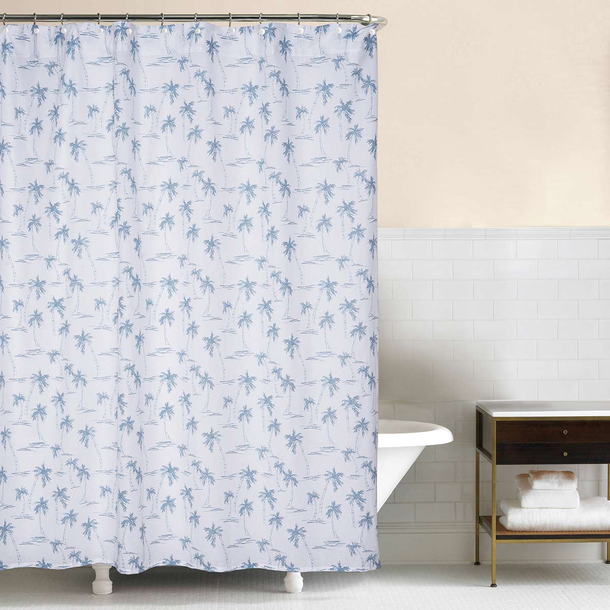 Palm Breeze Shower Curtain