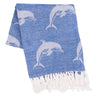 Blue Dolphin Seas Throw