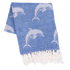Blue Dolphin Seas Throw