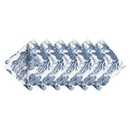 Indigo Coral Napkins - Set of 6