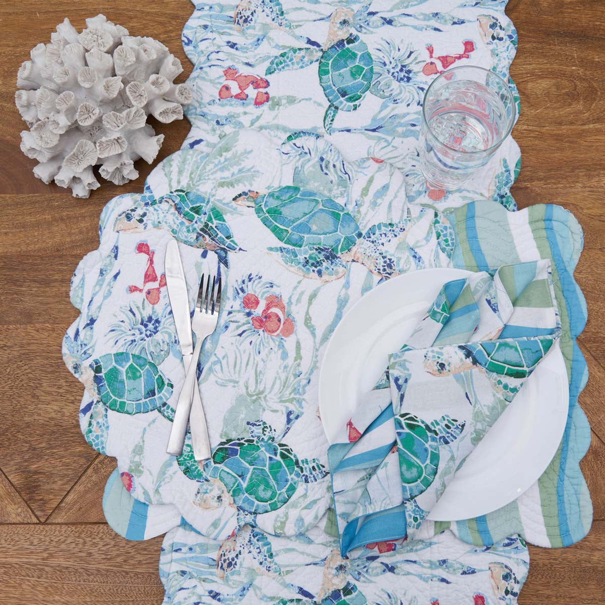 Sea Turtle Garden Napkins - Set of 6