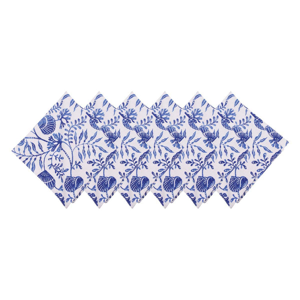 Oceans Blue Napkins - Set of 6