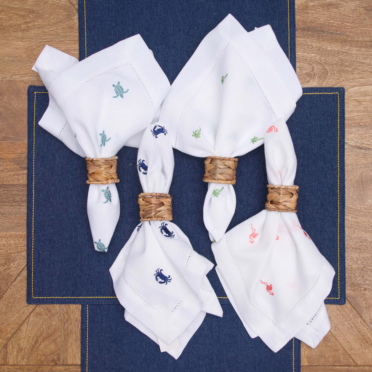 Crab Breeze Napkins - Set of 6