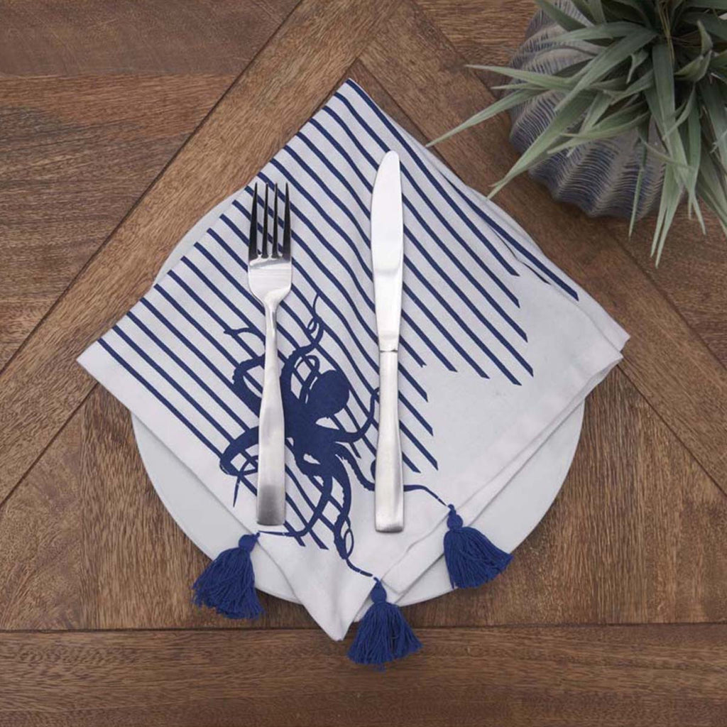 Tassel Tentacles Napkins - Set of 6