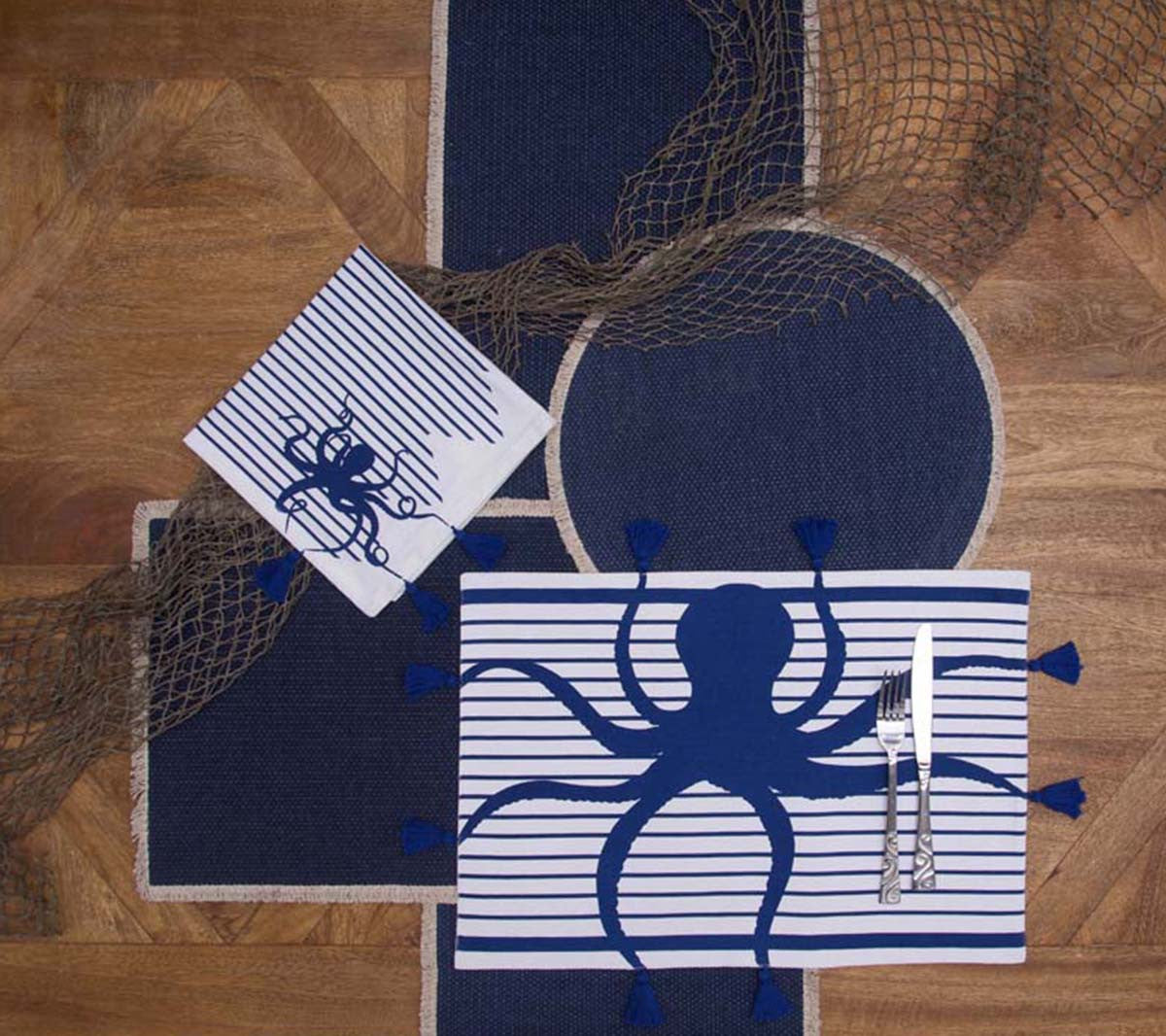 Tassel Tentacles Placemats - Set of 6