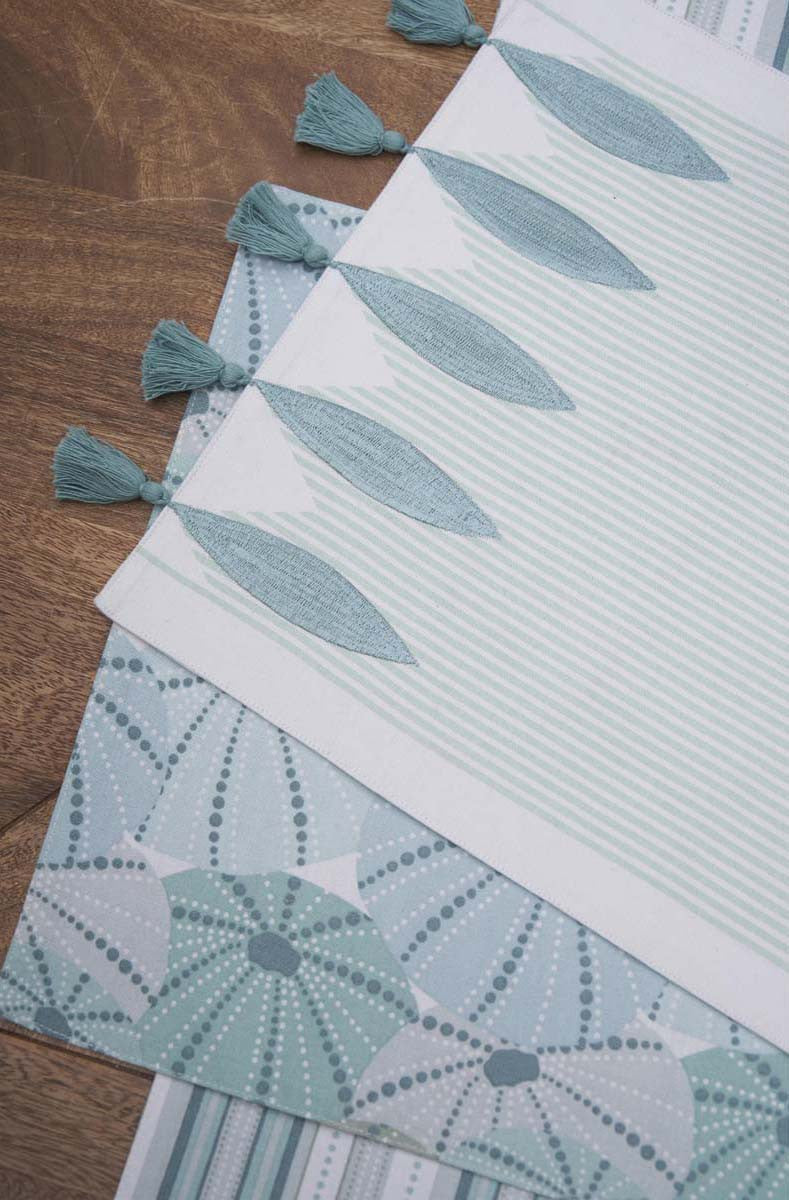 Tassel Fin Placemats - Set of 6
