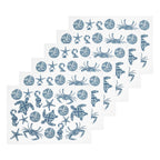 Seaside Blue Placemats - Set of 6