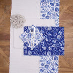 Oceans Blue Table Runner