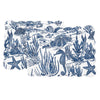 Indigo Coral Table Runner