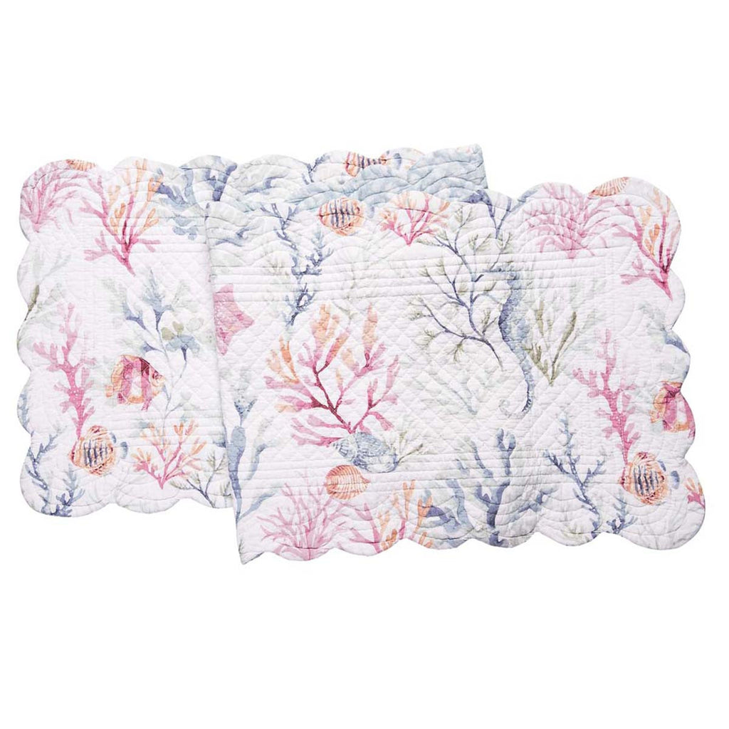 Coral Waters Table Runner