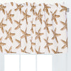 Starfish Gathering Valances - Set of 2