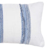 Azure Woven Throw Pillow