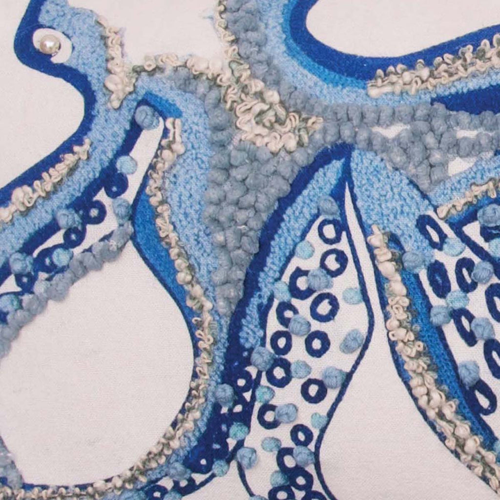 Inked Blue Muse Pillow