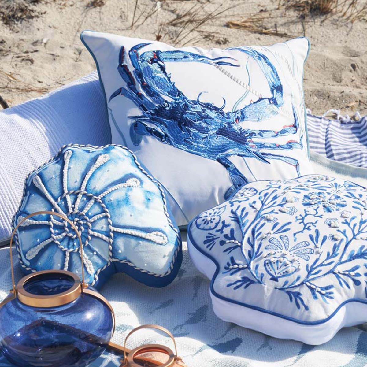 Coastal Shellabration Pillow
