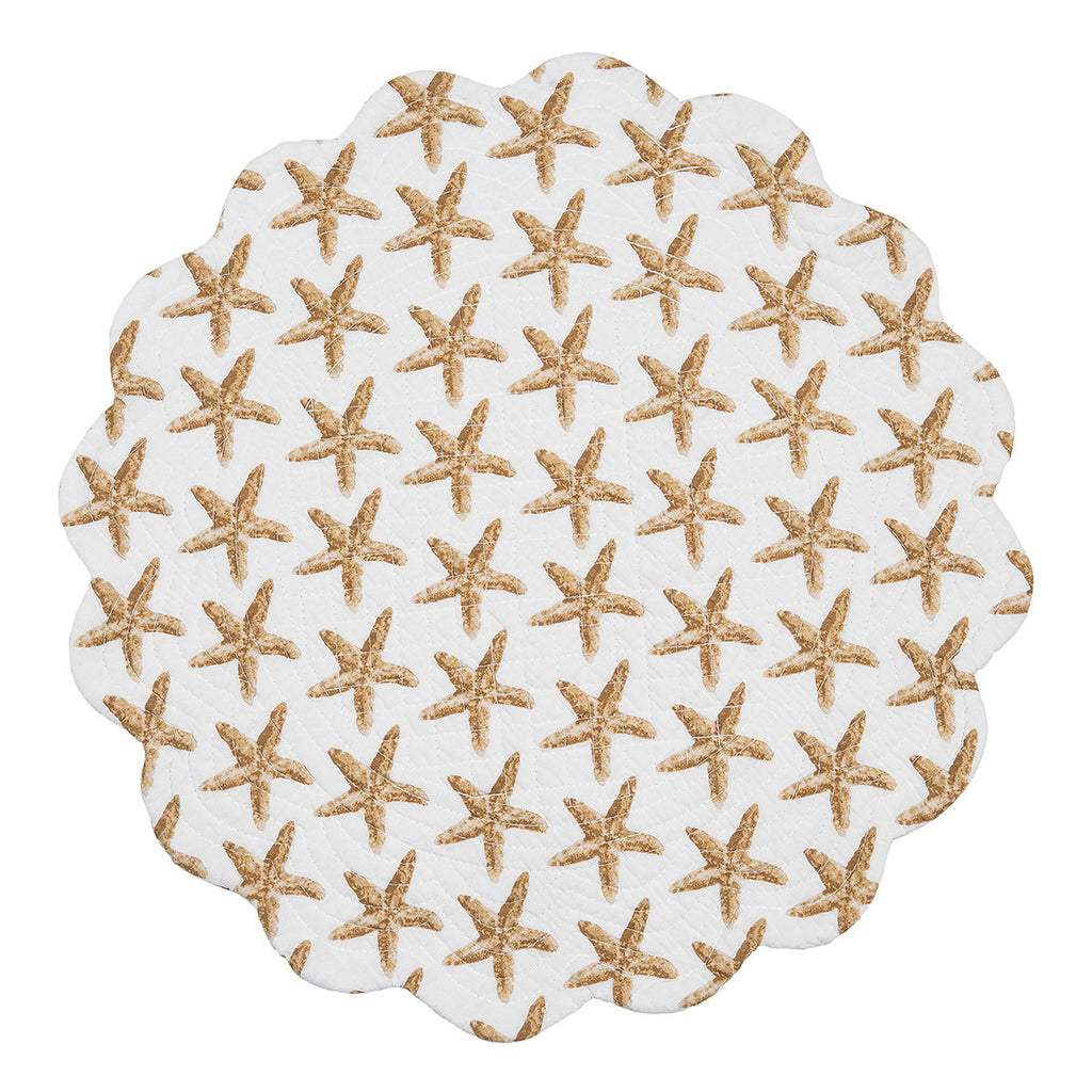 Starfish Gathering Round Placemats - Set of 6