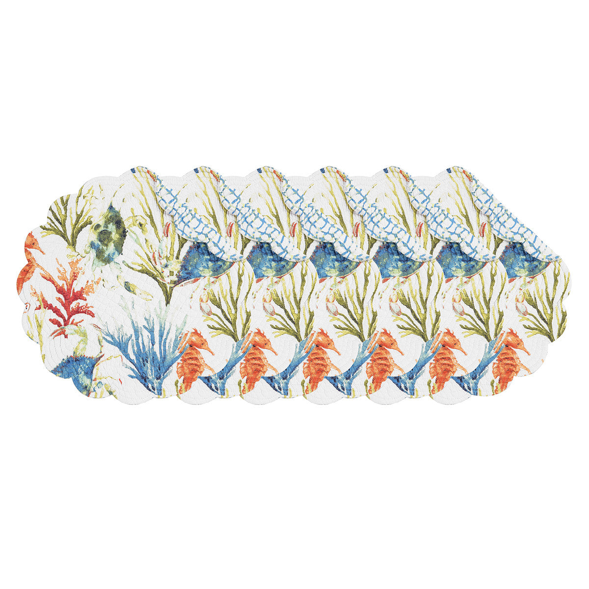 Abundant Seas Round Placemats - Set of 6