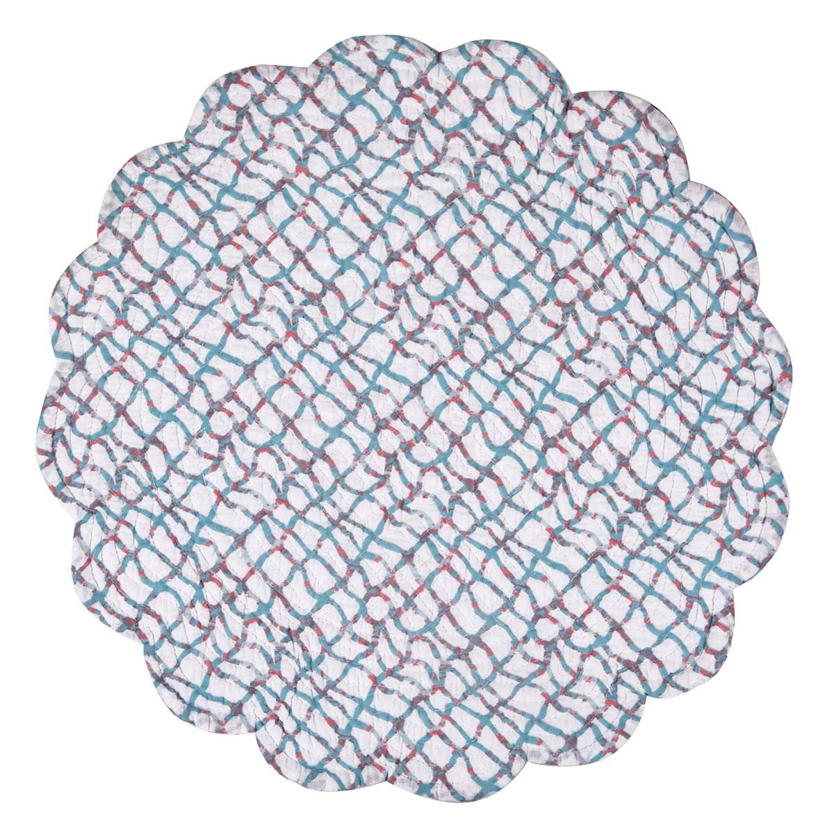 Colorscape Coral Round Placemats - Set of 6