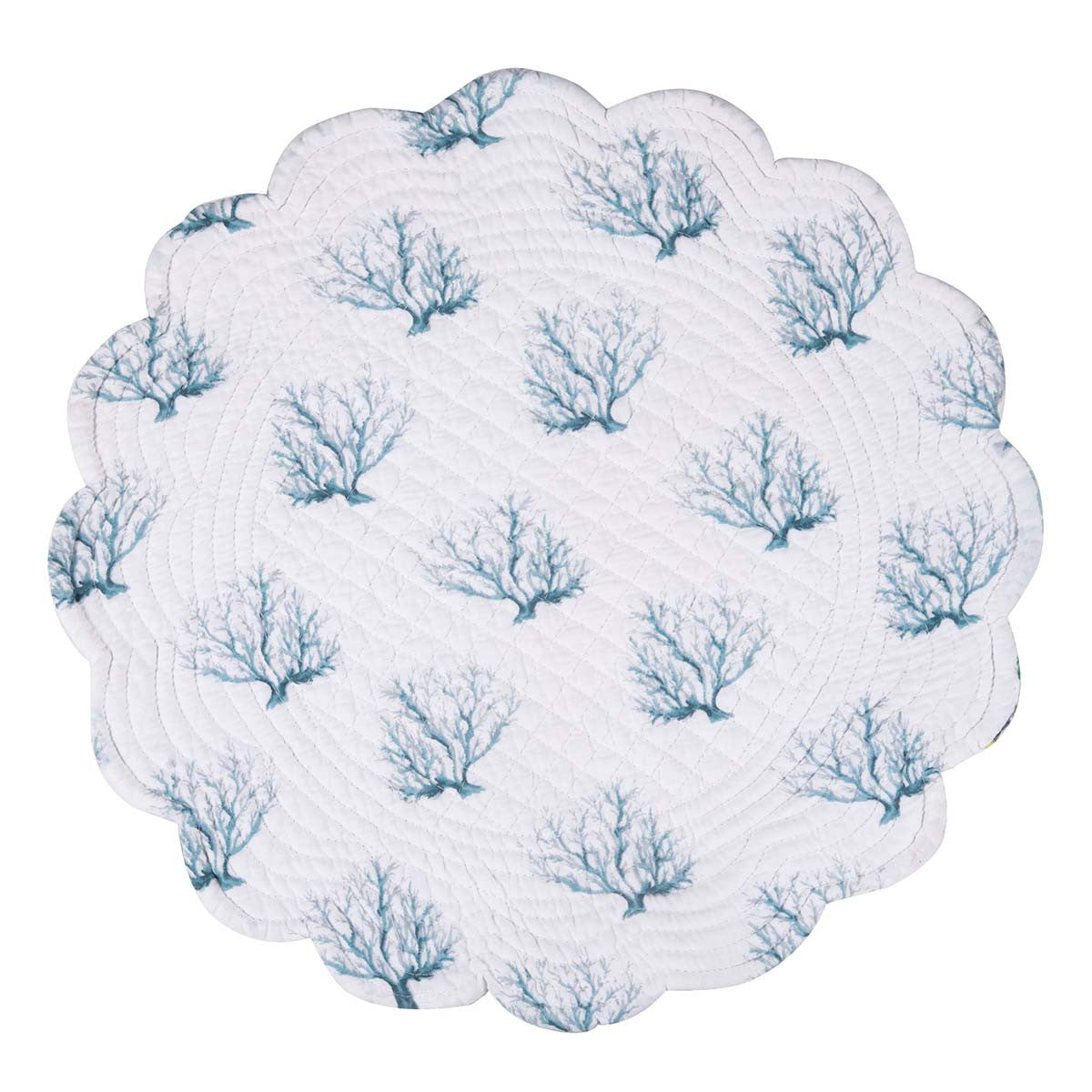 Coral Paradise Round Placemats - Set of 6