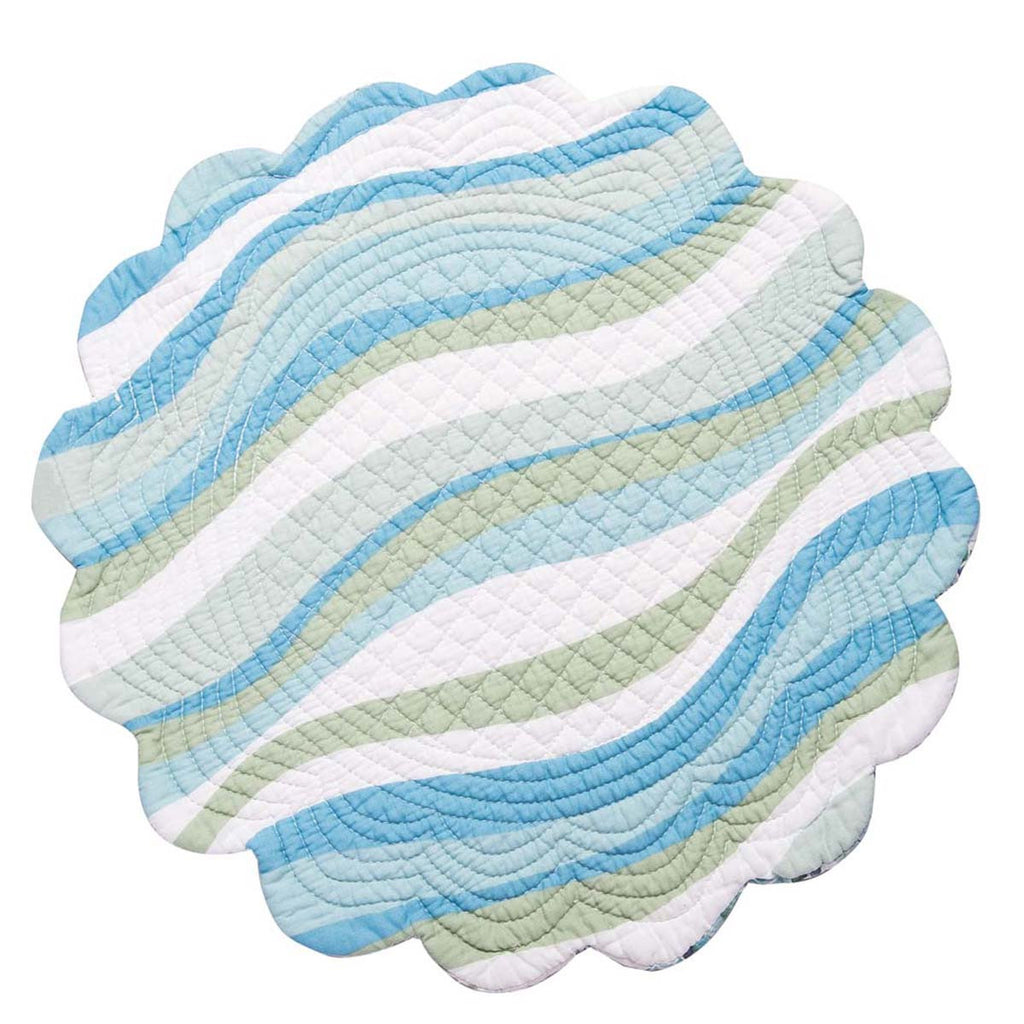 Sea Turtle Garden Round Placemats - Set of 6