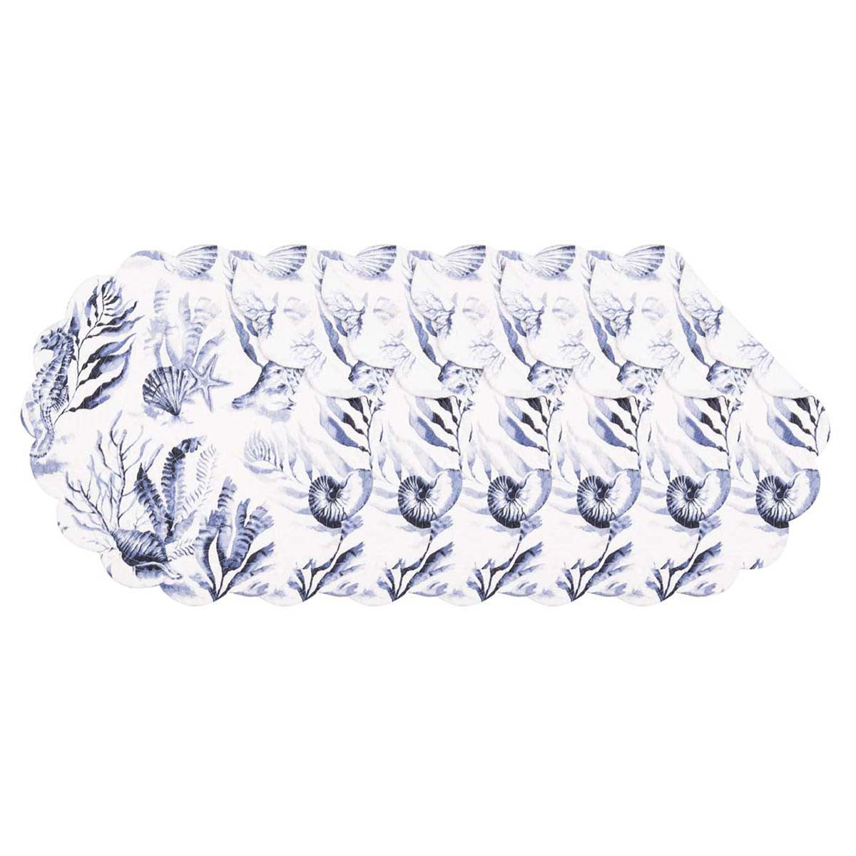Sea Whisper Round Placemats - Set of 6