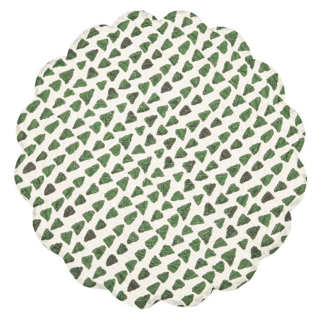 Coastal Flora Round Placemats - Set of 6