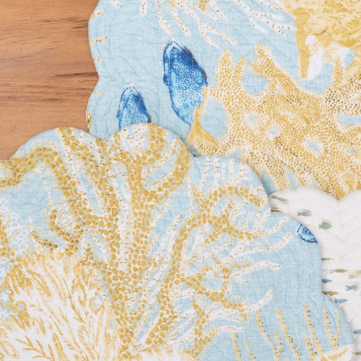 Azure Coast Round Placemats - Set of 6