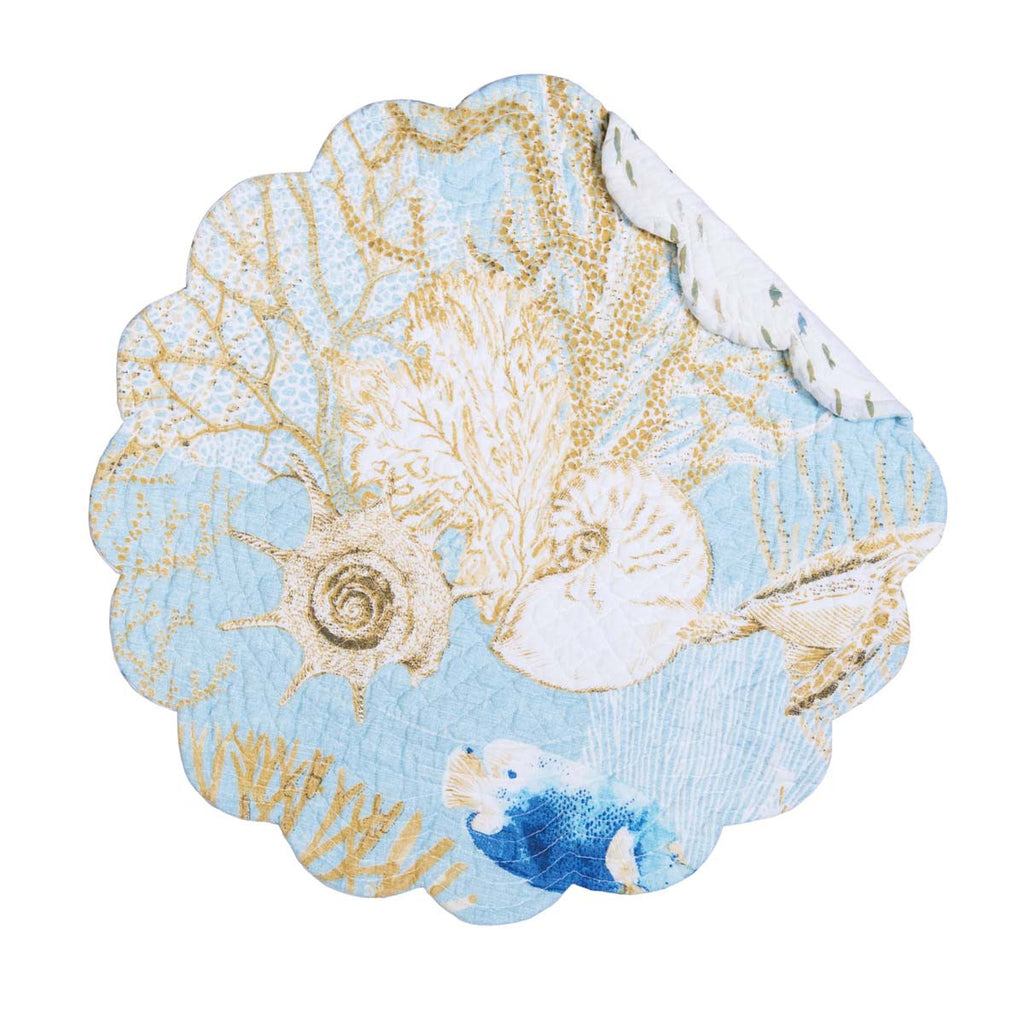 Azure Coast Round Placemats - Set of 6