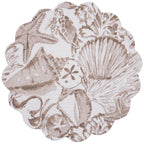Abundant Shells Round Placemats - Set of 6