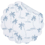 Palm Breeze Round Placemats - Set of 6