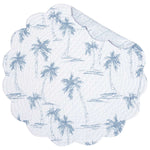 Palm Breeze Round Placemats - Set of 6