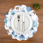 Shellscape Round Placemats - Set of 6