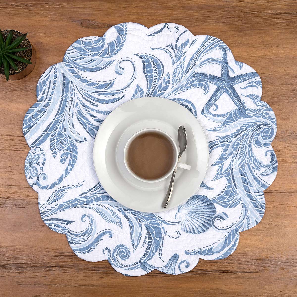 Vortex Round Placemats - Set of 6