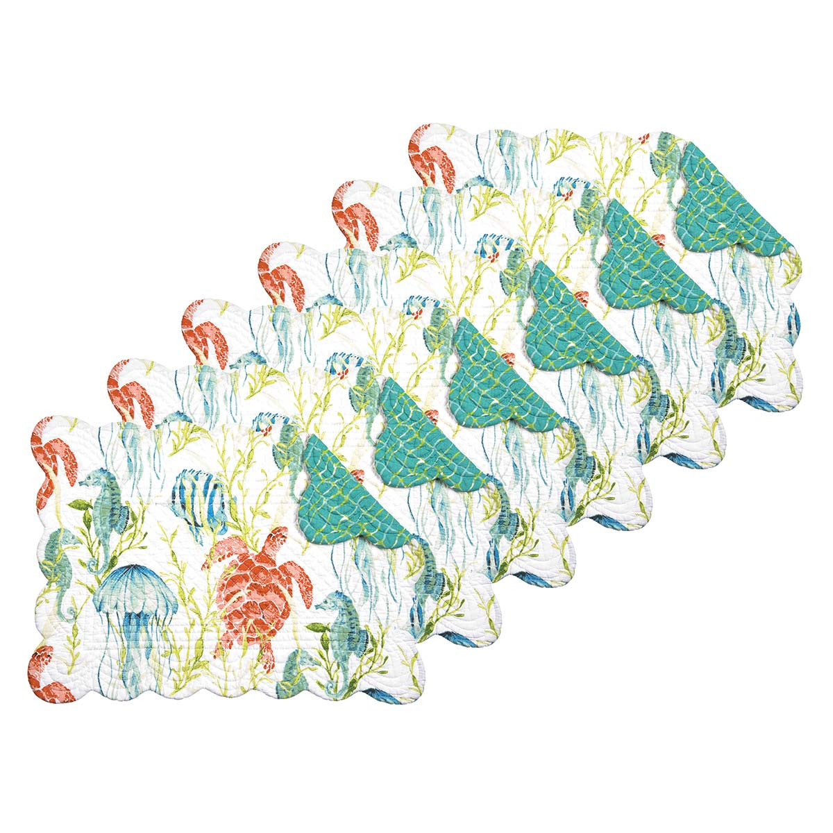 Sea Life Placemats - Set of 6